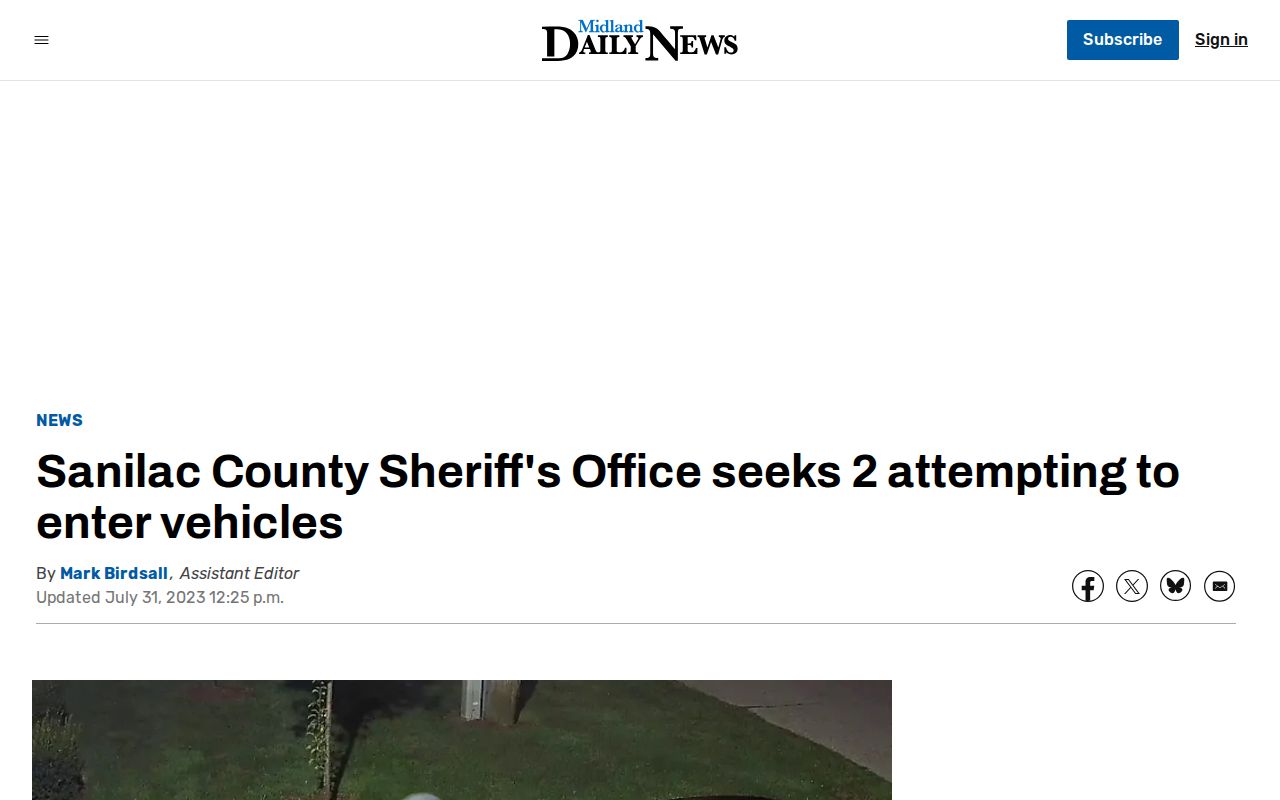 Regional report about Sanilac County Sheriff most-wanted and tip tools